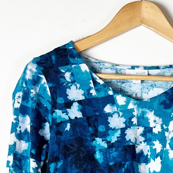 2/$30 Pure Jill V Neck Top S Petite - Picture 4 of 6